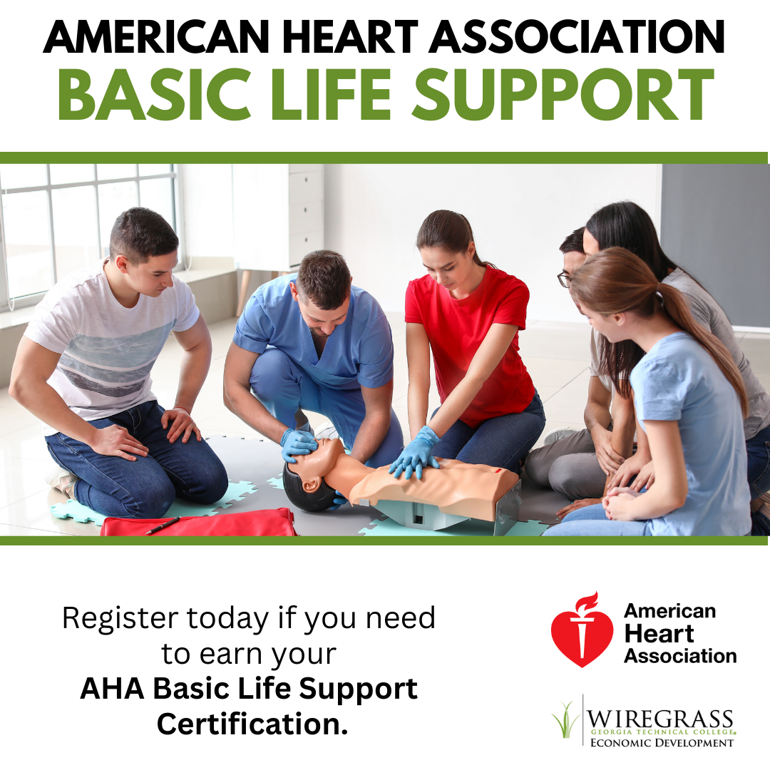 Aha Basic Life Support Cpr Wiregrass Georgia Technical College